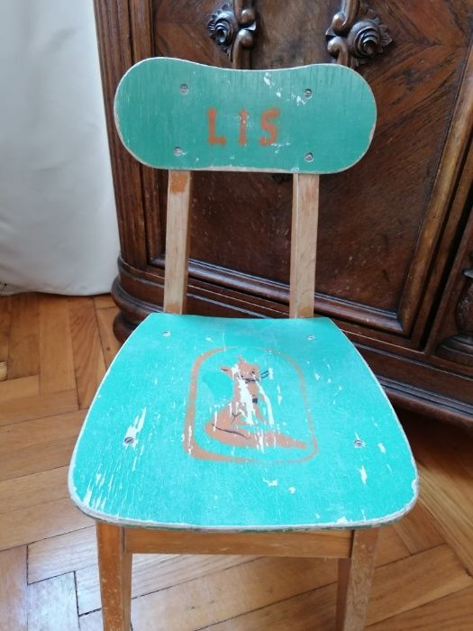 Krzesełko przedszkolne PRL