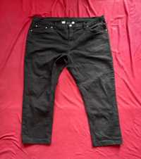 Spodnie jeansowe , czarne , duży rozmiar . 64/48