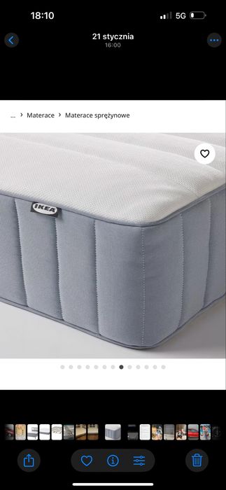 Łóżko Ikea Hemnes