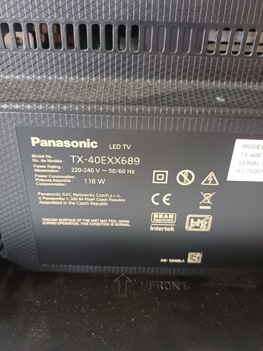 Panasonic TX40EXX689 Smart TV Wi-Fi 40 дюймів ігровий телевізор моніто