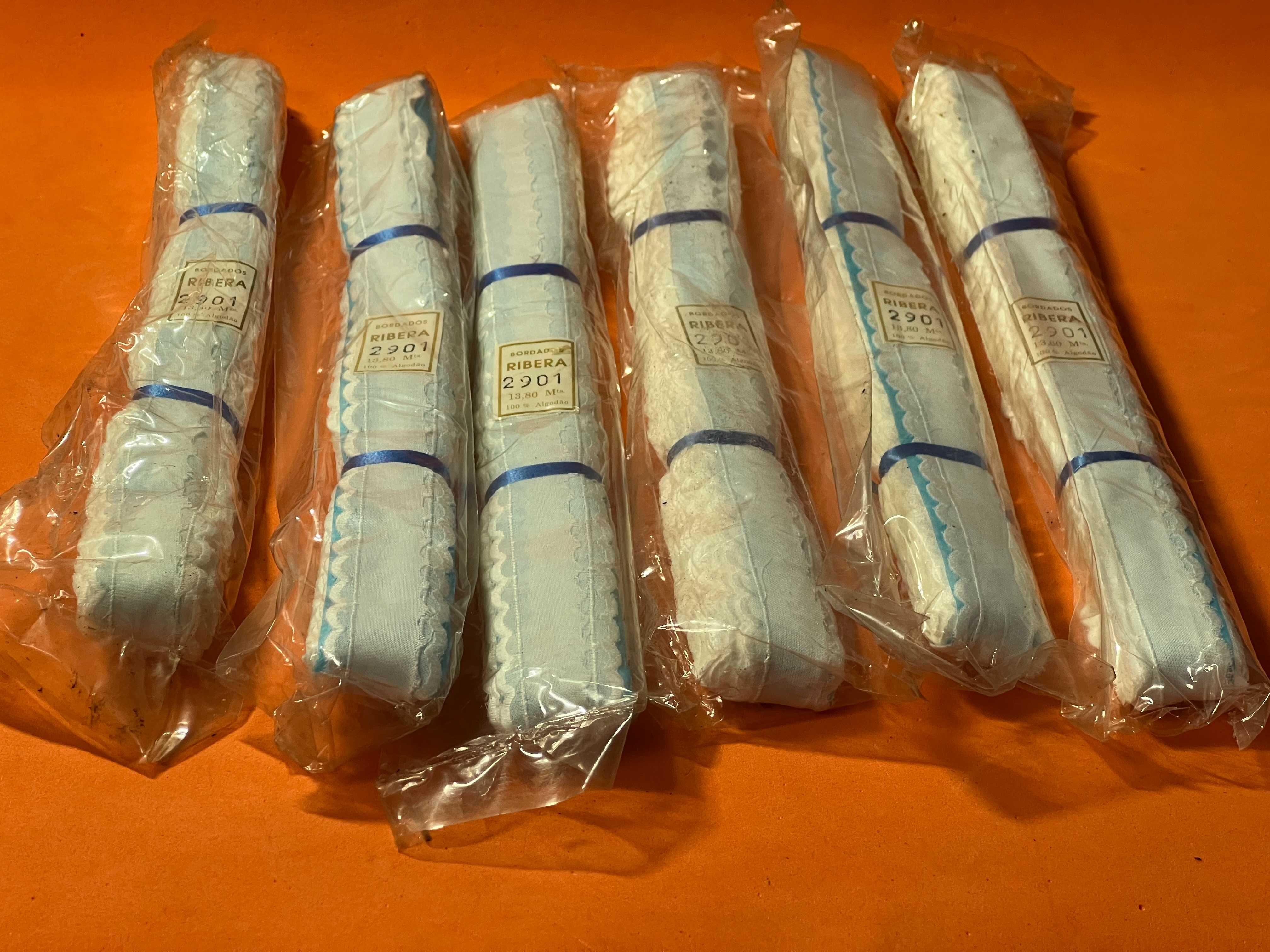 Bordados Ribera - 6 Peças de Bordado com 13,80 mts por peça