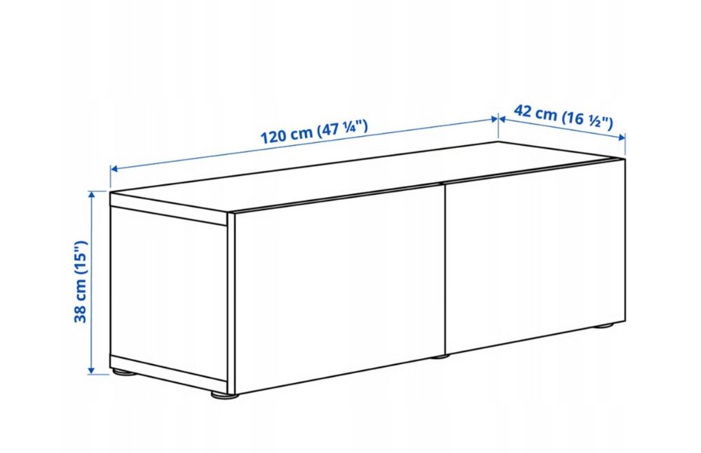 Zestaw mebli, biurko półki szafka wisząca krzesło IKEA