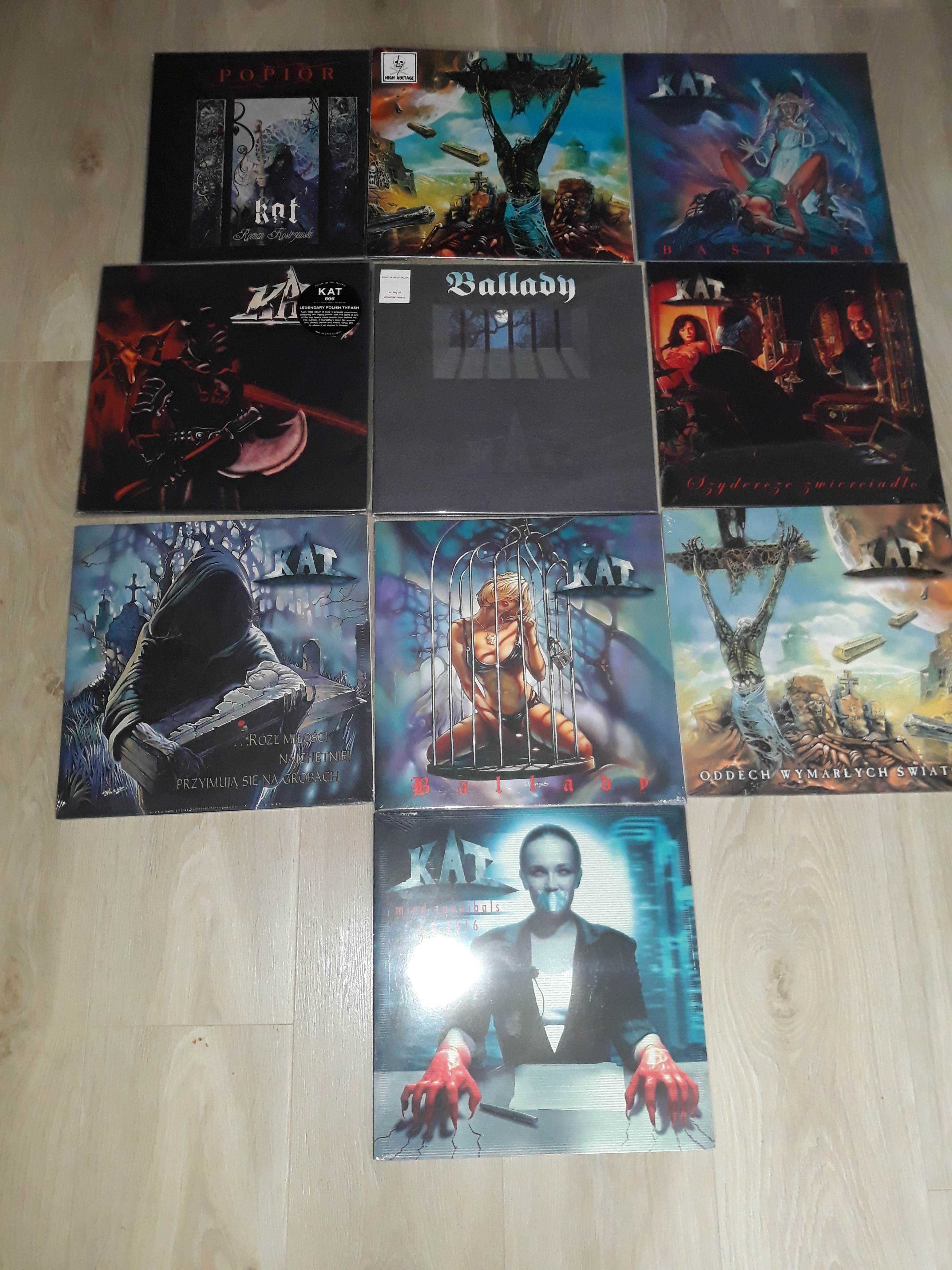 Kat Winyle Kasety CD popiór bastard ballady róże szydercze 666 live