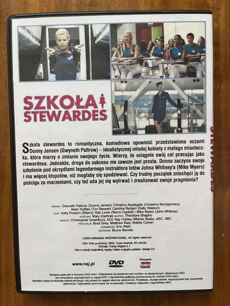 Szkoła Stewardes film płyta DVD