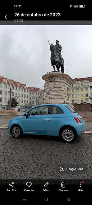 Fiat 500 com revisões e inspeção