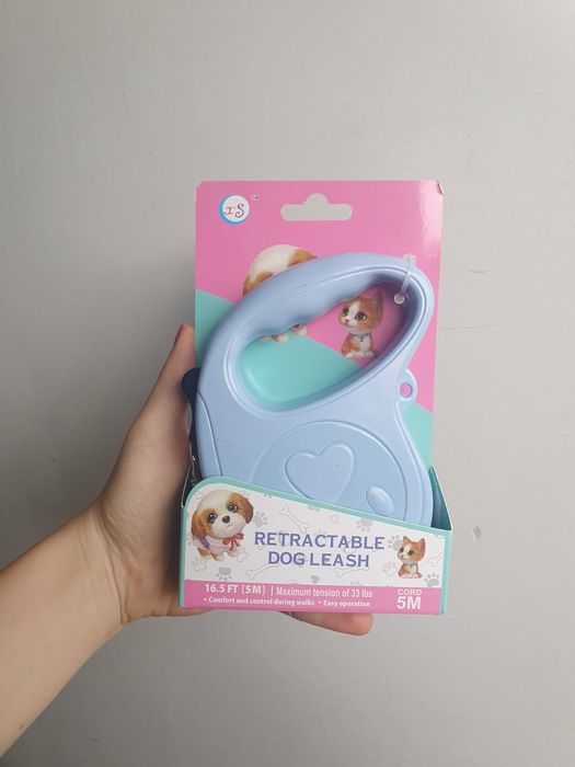 Niebieska smycz dla psa 5M