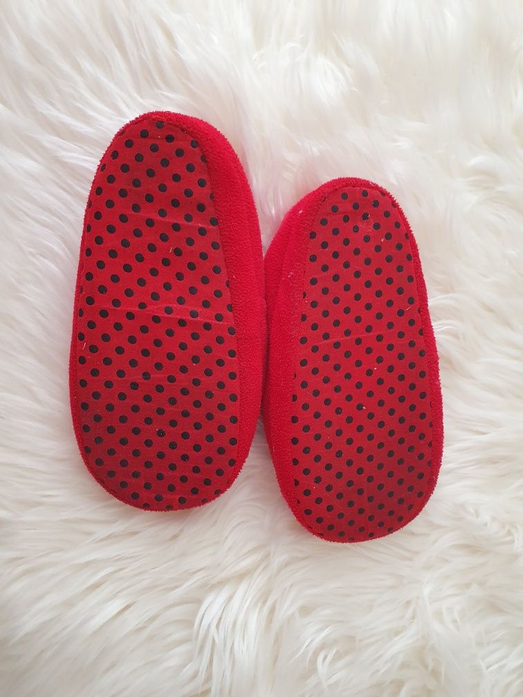 Kapcie Myszka Minnie H&M czerwone roz. 30/31