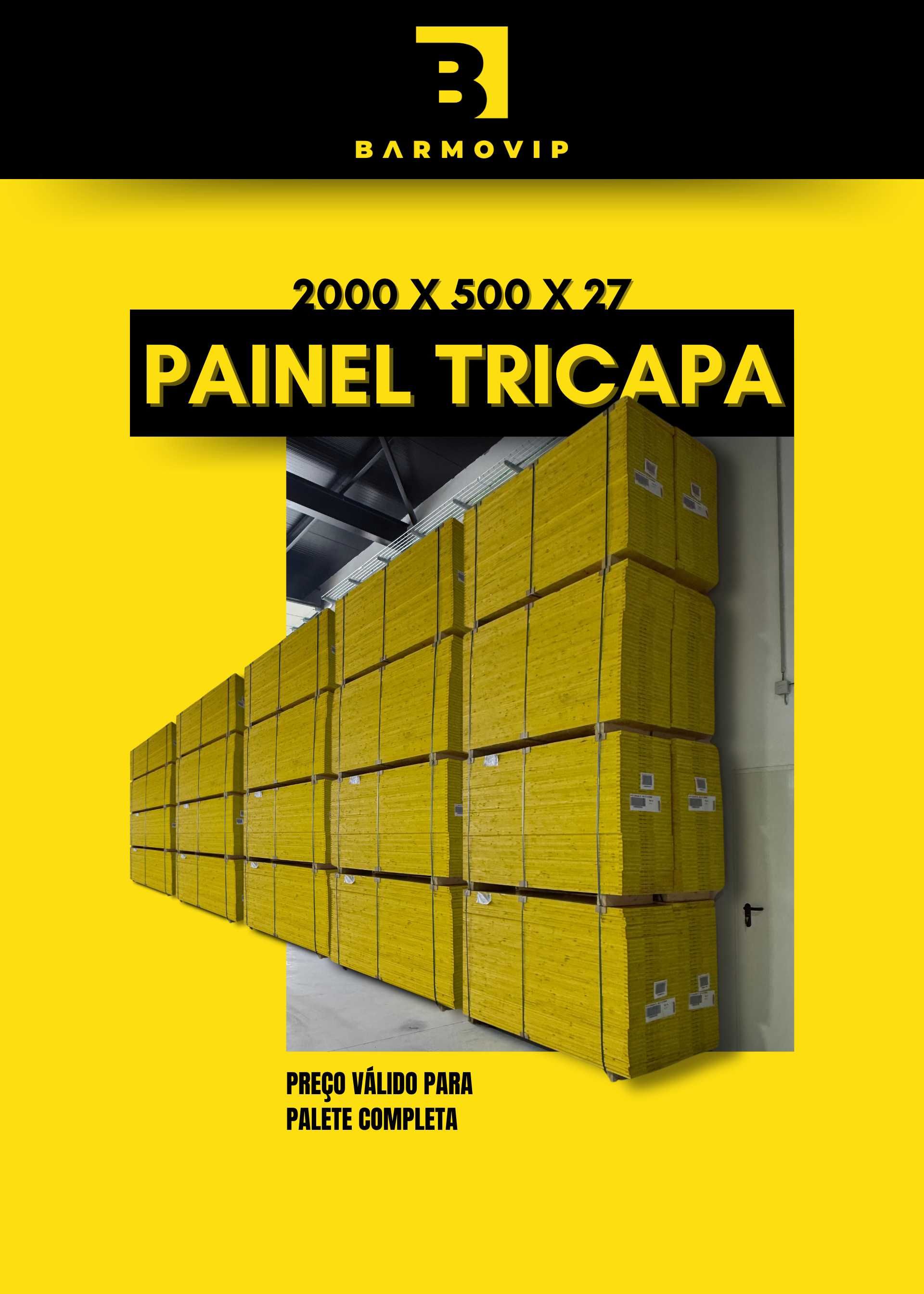 Painel Tricapa 2000x500x27