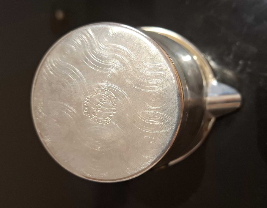 Jarro banho prata e copo whisky Usquaebach, raros