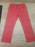 Spodnie jeansy rozmiar 92 czerwone