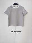 COS t-shirt w paski bawełna tshirt koszulka z krótkim rękawem pudełkow