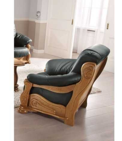Fotel Max Winzer® »Texas«, z ozdobną drewnianą ramą