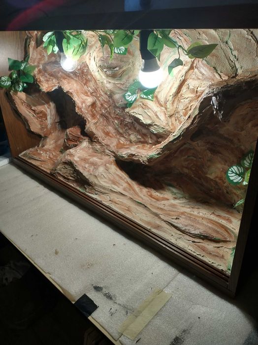 Terrarium zestaw 100x54x30