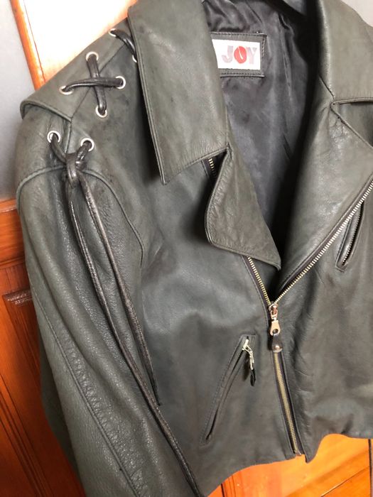 Куртка байкерська Косуха шкіряна 100% Натуральна шкіра Унісекс
