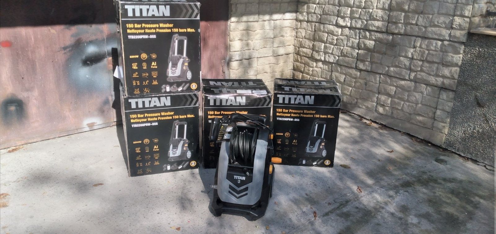 Мийка високого тиску 150бар, 2200Вт TITAN