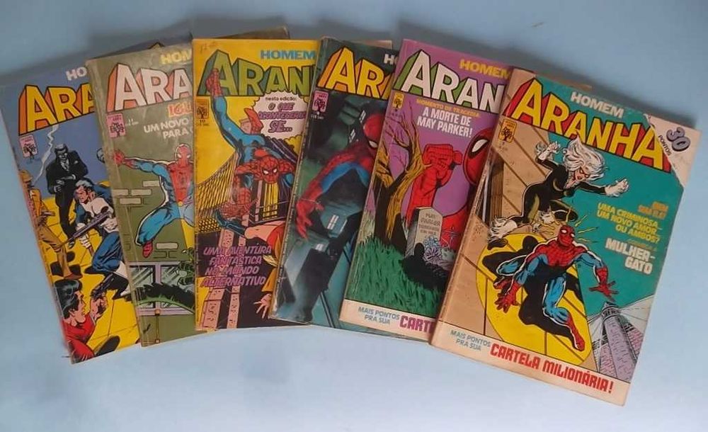 O HOMEM-ARANHA - Editora Abril. Lote de revistas BD