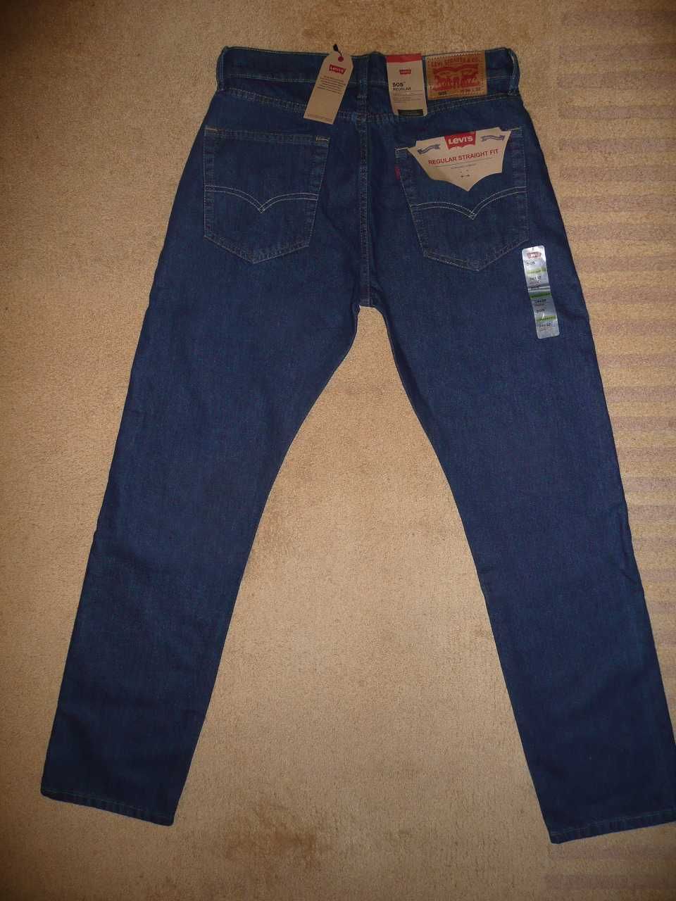 NOWE spodnie dżinsy LEVIS 505 W34/L32=44,5/112cm PREMIUM