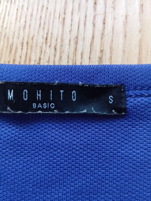 Bluzka Mohito rozmiar S kobaltowa
