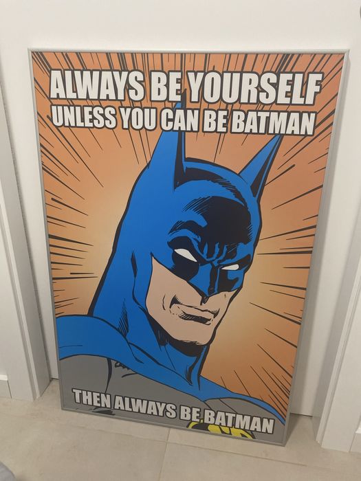 Poster batman moldura metal