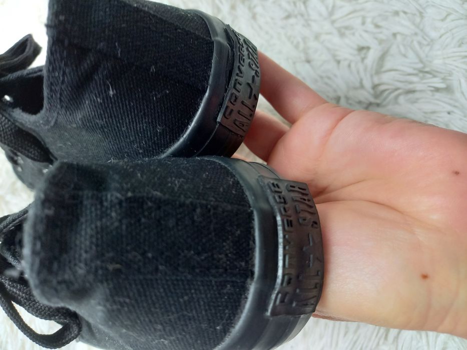 Trampki czarne  converse rozmiar 36