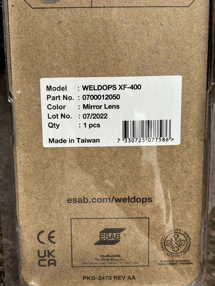 ESAB Okulary ochronne WeldOps XF-400