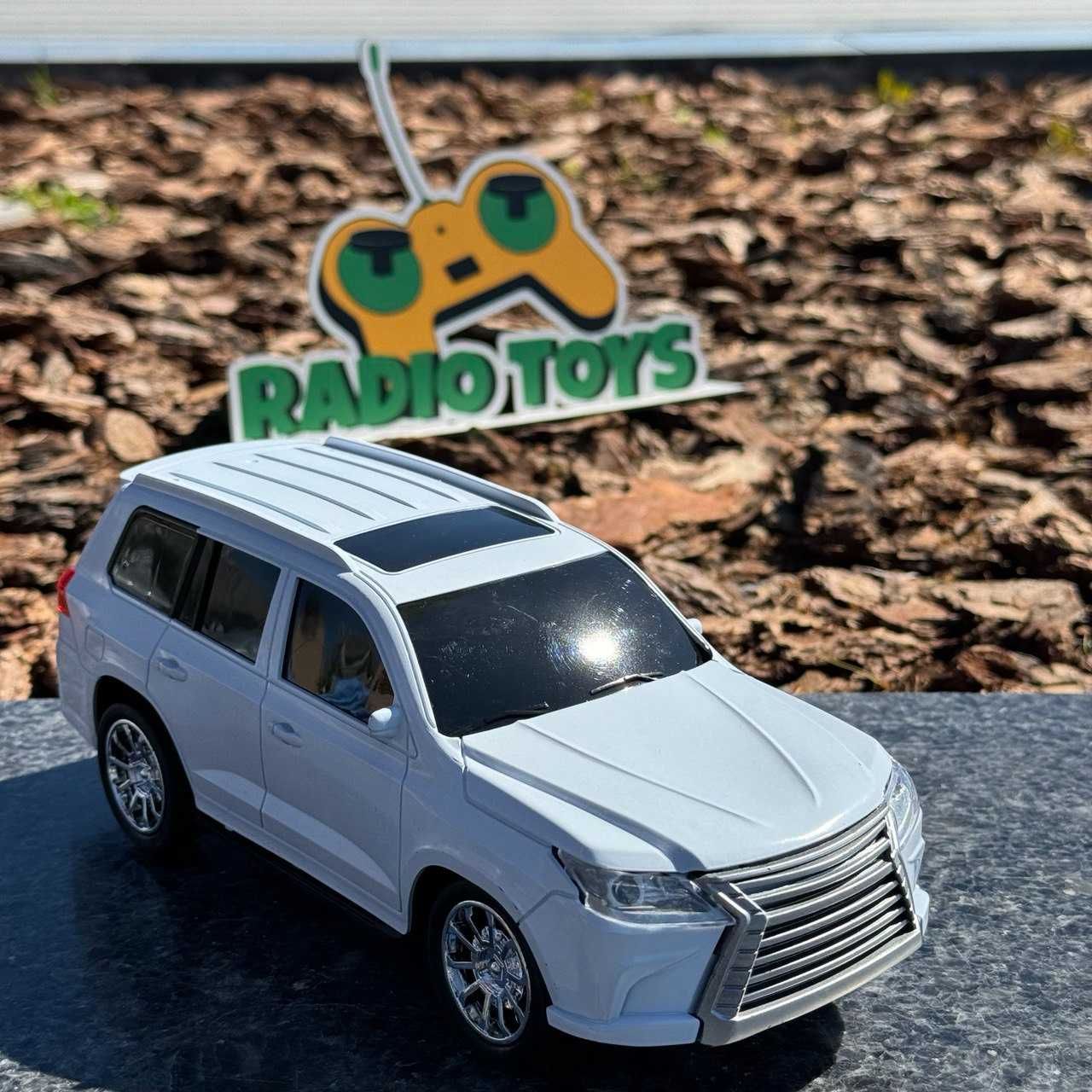 Джип на радиоуправлении Lexus LX600 Белый. Машинка на пульте