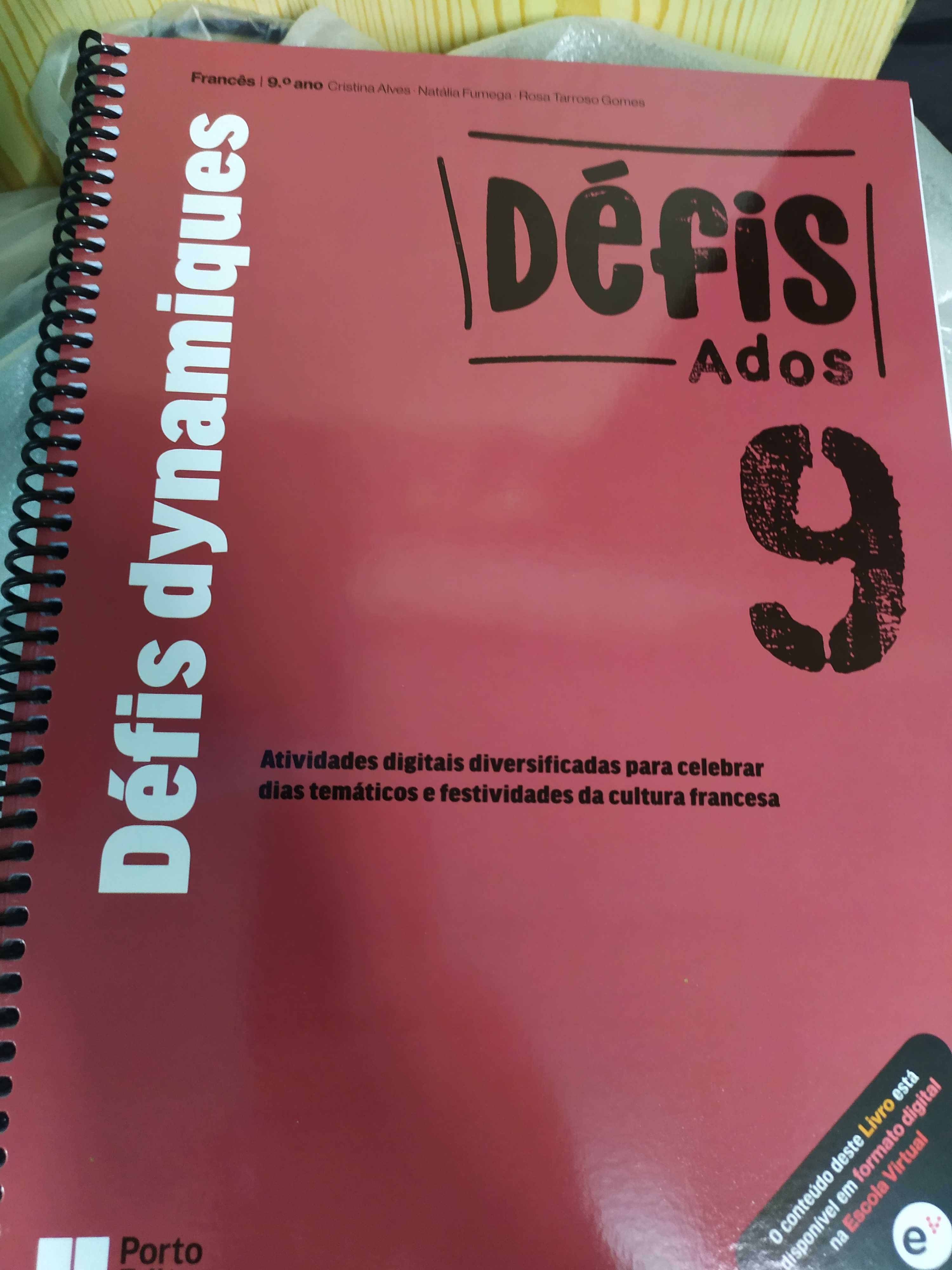 Défis Ados 9 - 9º ano - Francês - VERSÃO DO PROFESSOR