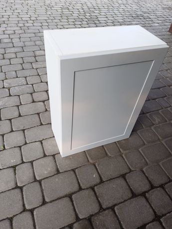 Szafka wisząca biała front popiel