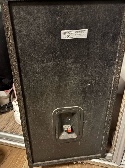 Zestaw dwie kolumny z wzmacniaczem unitra.