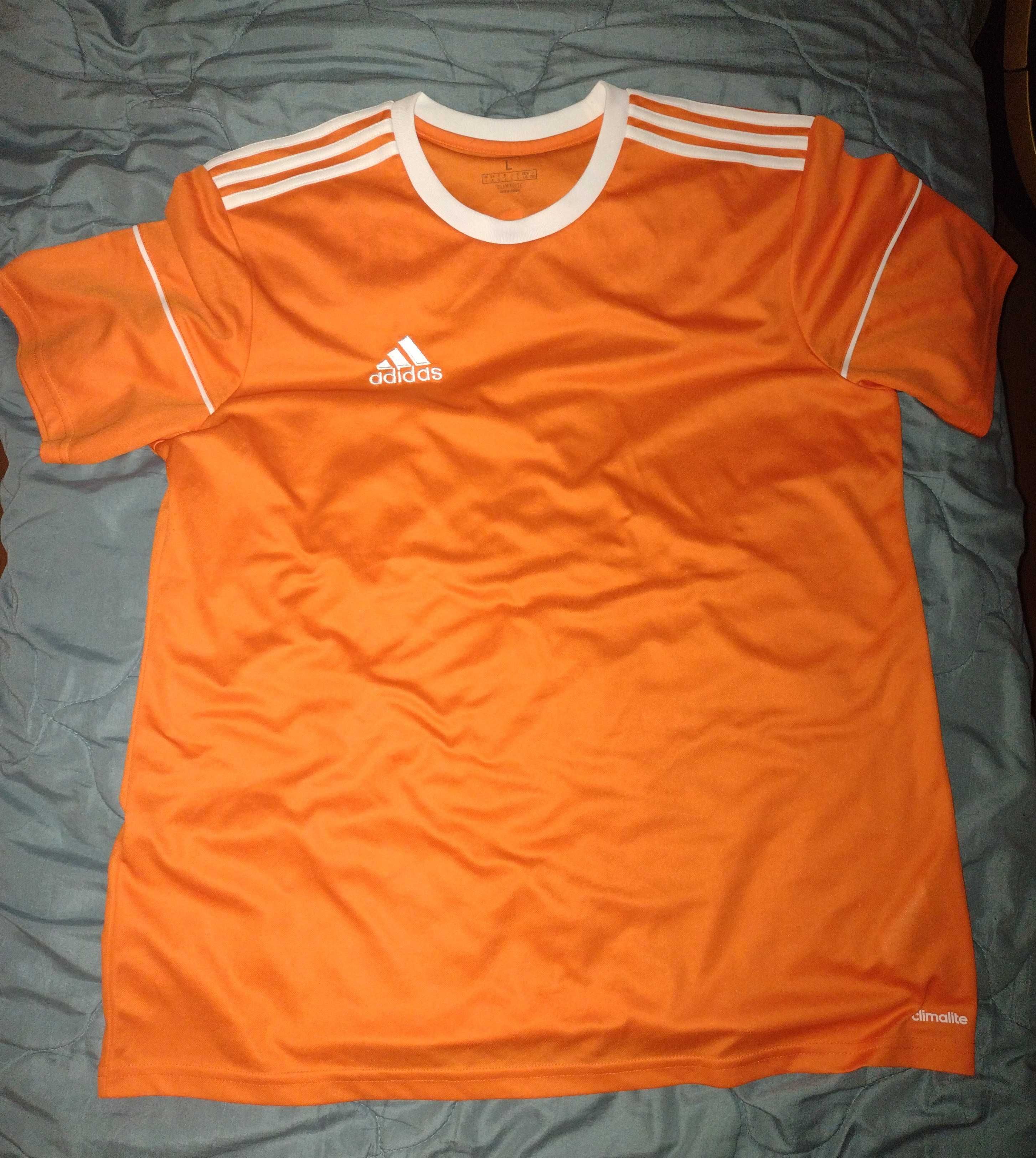T-shirt męski Adidas pomarańczowy