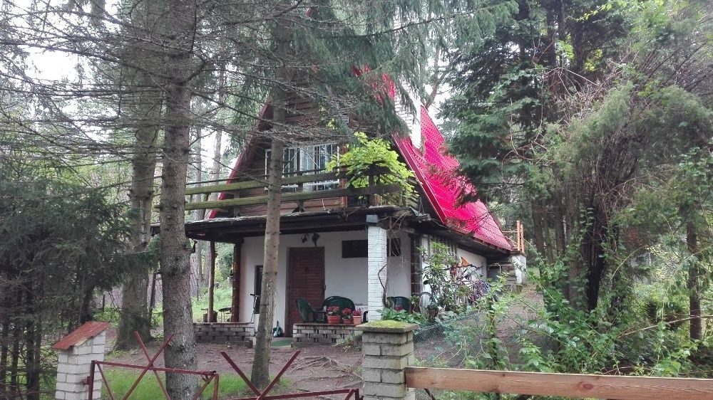 Domek 69 z sauną i kominkiem nad jeziorem Wierzchowo 6os+ mały domek