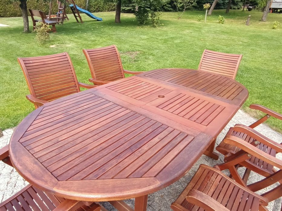 Meble drewniane ogrodowe