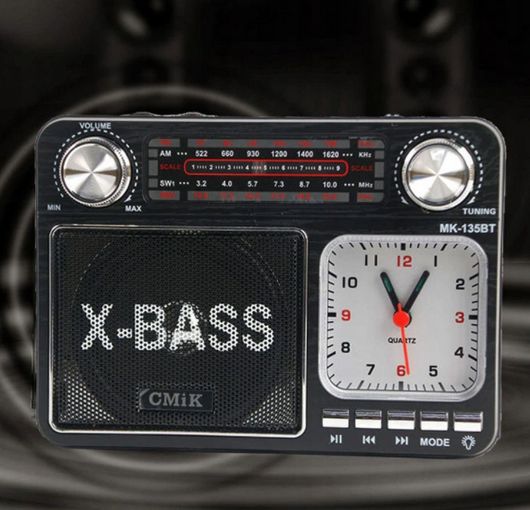 Mk-135 Przenośne Radio Odbiornik Fm Mp3 Odtwarzacz Muzyki Z Latarką