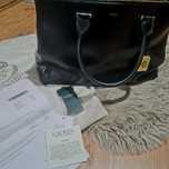 Ralph Lauren duża torba torebka douple zipper satchel saffiano