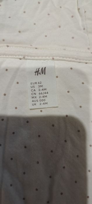 Kombinezon H&M 62 rozmiar