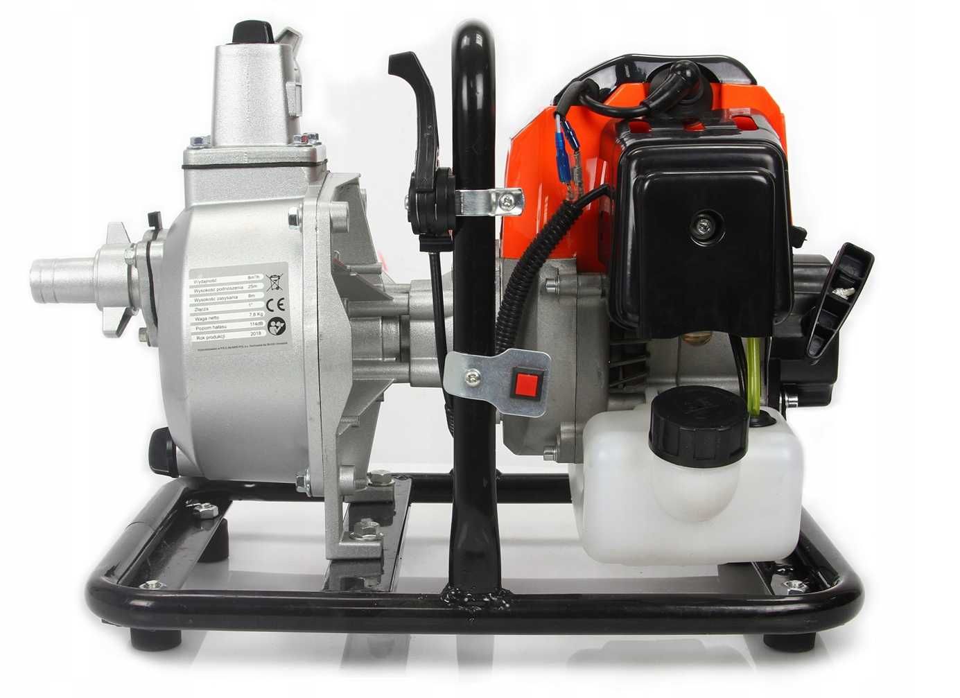 POMPA spalinowa do wody 1" 5.2Km 300l/min + 3x Olej 100ml DEMON