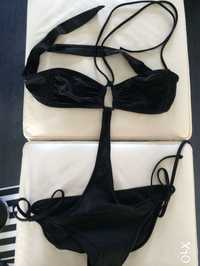 Monokini Victoria's Secret xs czarne NOWE kostium kąpielowy za 50%