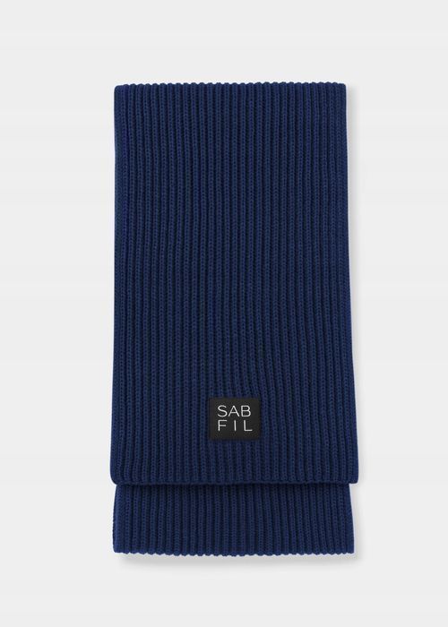 Polski Granatowy Komplet Szalik I Czapka Zimowa Beanie Na Zimę Navy