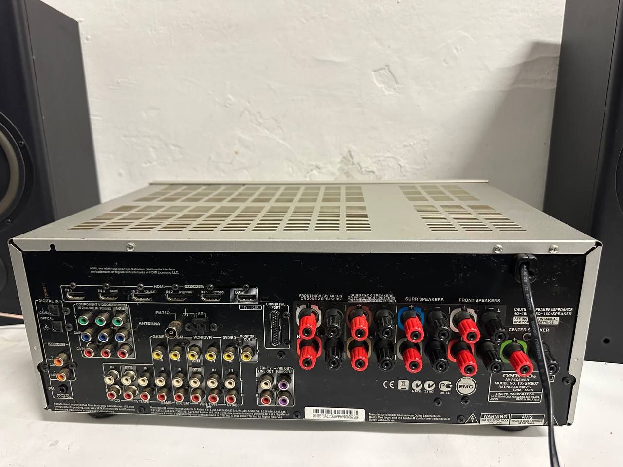7.2 Amplituner ONKYO TX-SR607 , 7*140 Watt, HDMI