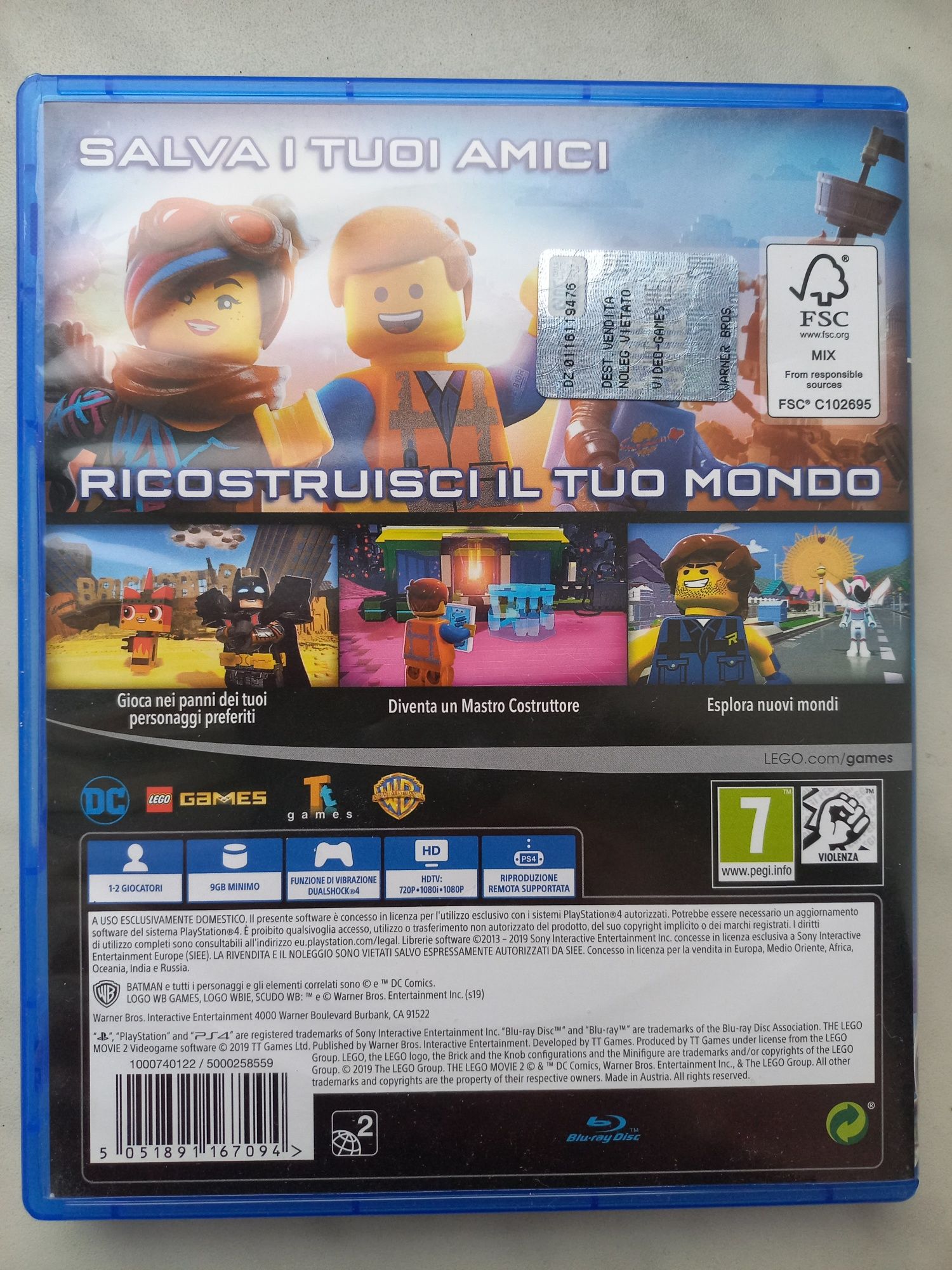 Lego Movie 2 PS4