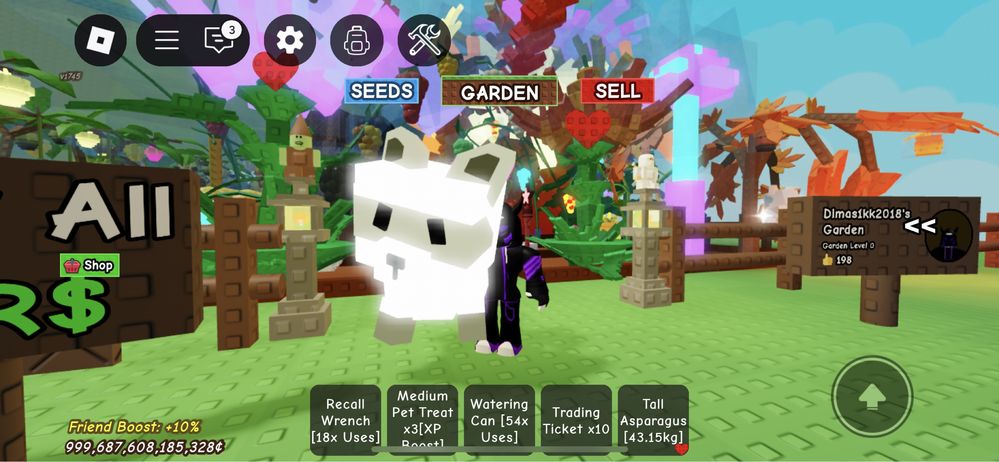 Grow a Garden Roblox пети