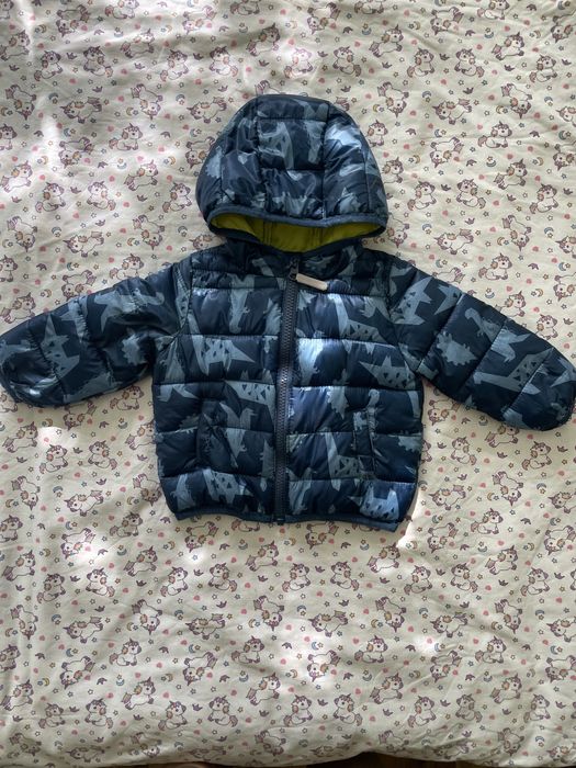 Куртка Cool Club 68 р синя принт динозаврі