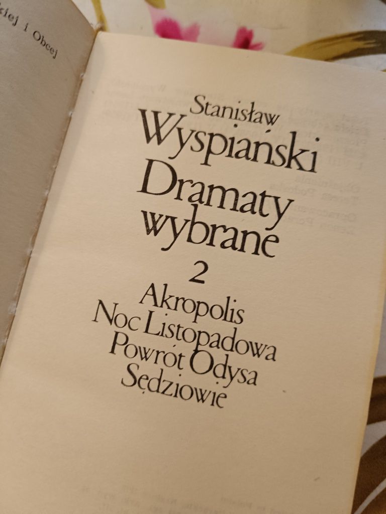 Stanisław Wyspiański Dzieła wybrane Akropolis Noc listopadowa i.in.