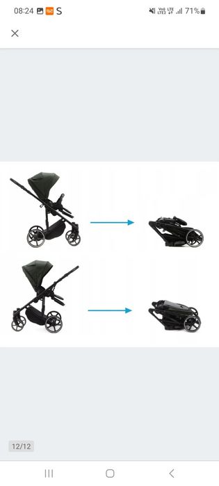 Wózek 2w1 adamex zico new