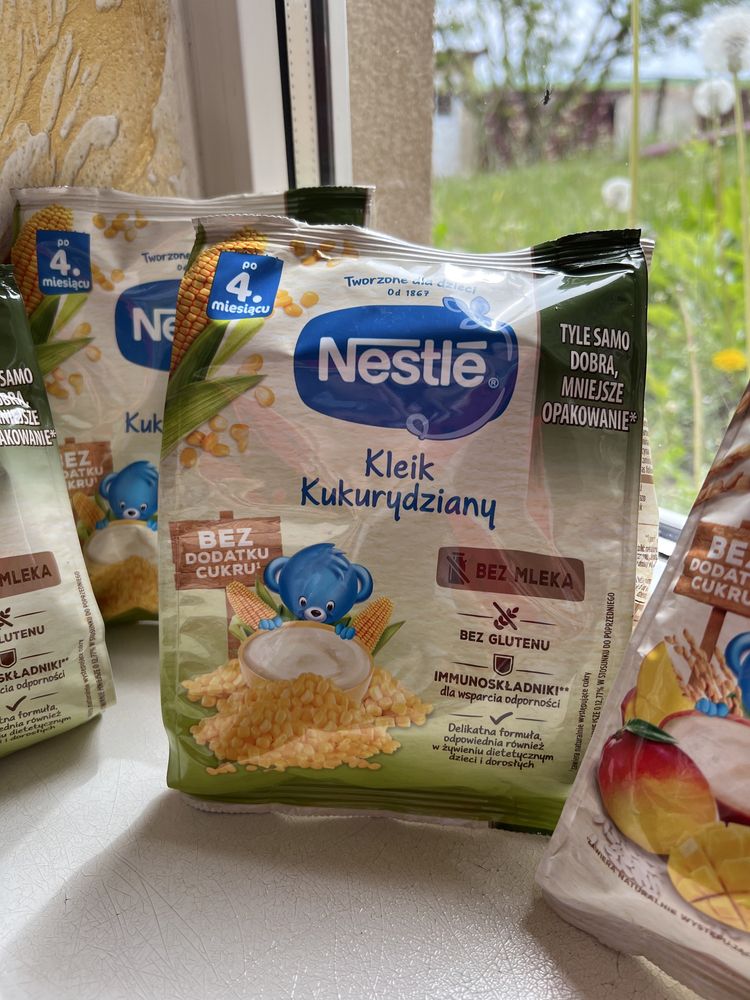 Каша nestle рисова , кукурудзяна hipp привезена з Польші