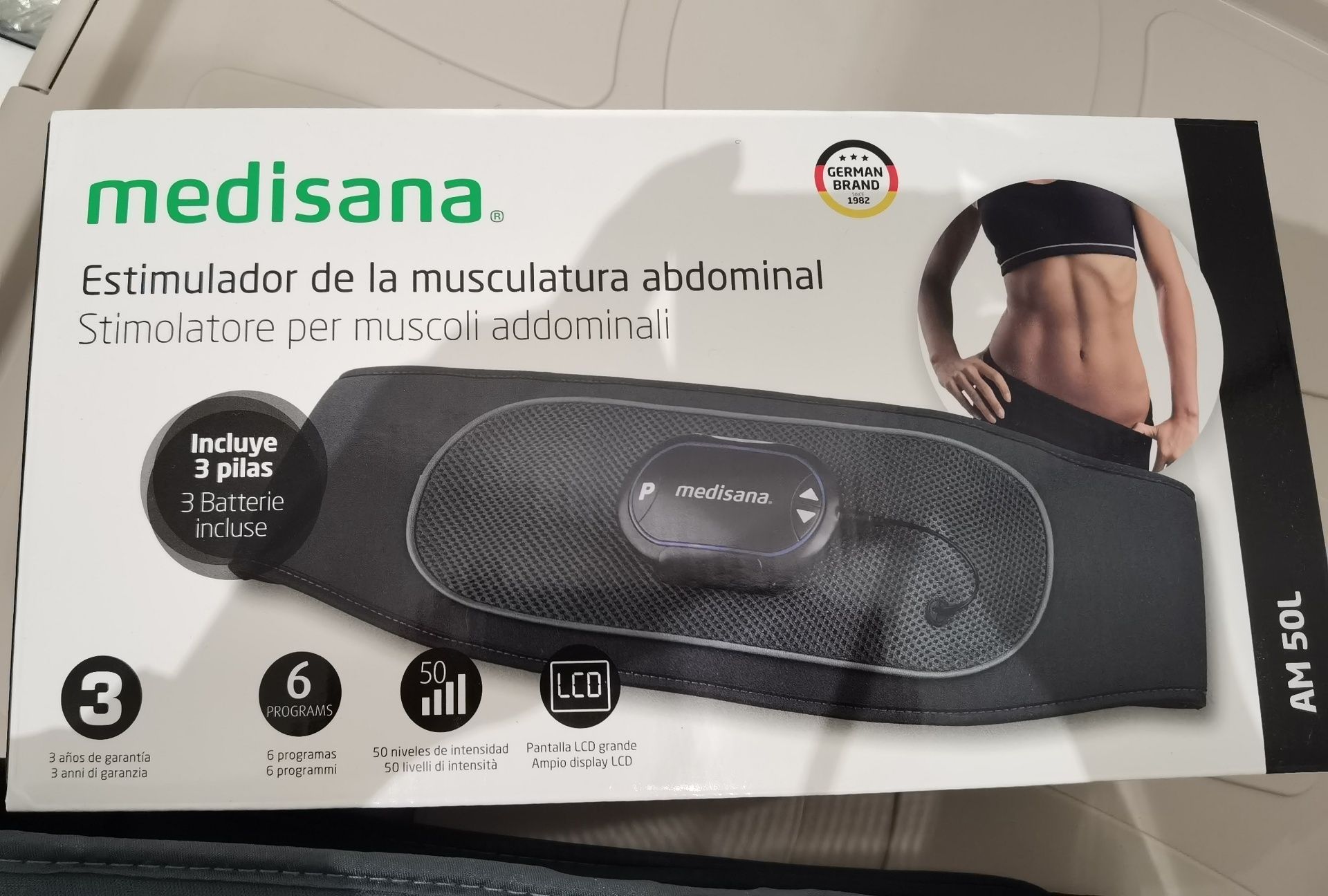 Estimulador abdominal Medisana