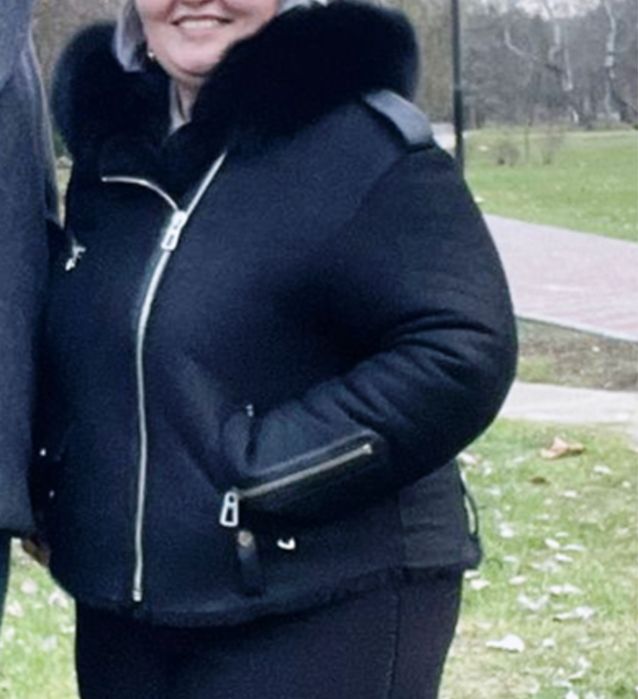Дублянка plus-size(60розмір) натуральний песець , є торг)
