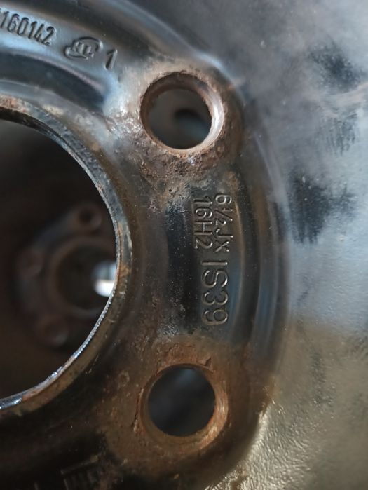 020 TSM komplet felg stalowych 5x105 ET39 6,5jx16 Opel Astra Mokka