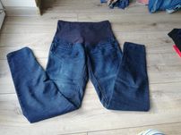 Sprzedam jeansowe spodnie ciążowe 34 36 polecam