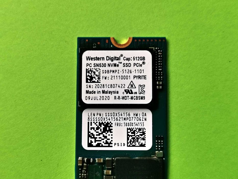 SSD M2 PCie 512GB WD - 2242